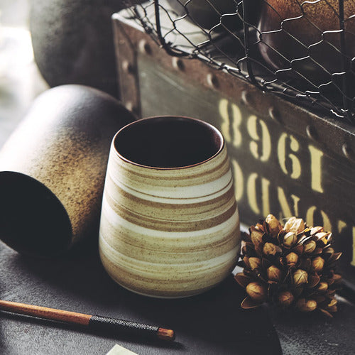 Office Japanese style retro coffee cup