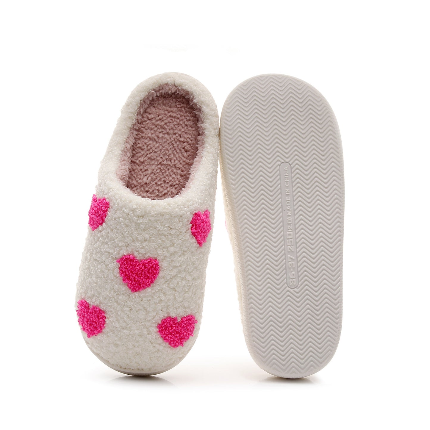 Valentine's Day Warm Indoor Love Cotton Slippers