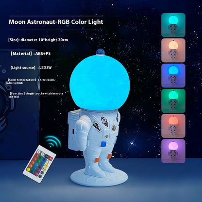 Creative Astronaut Moon Charging Astronaut Small Night Lamp