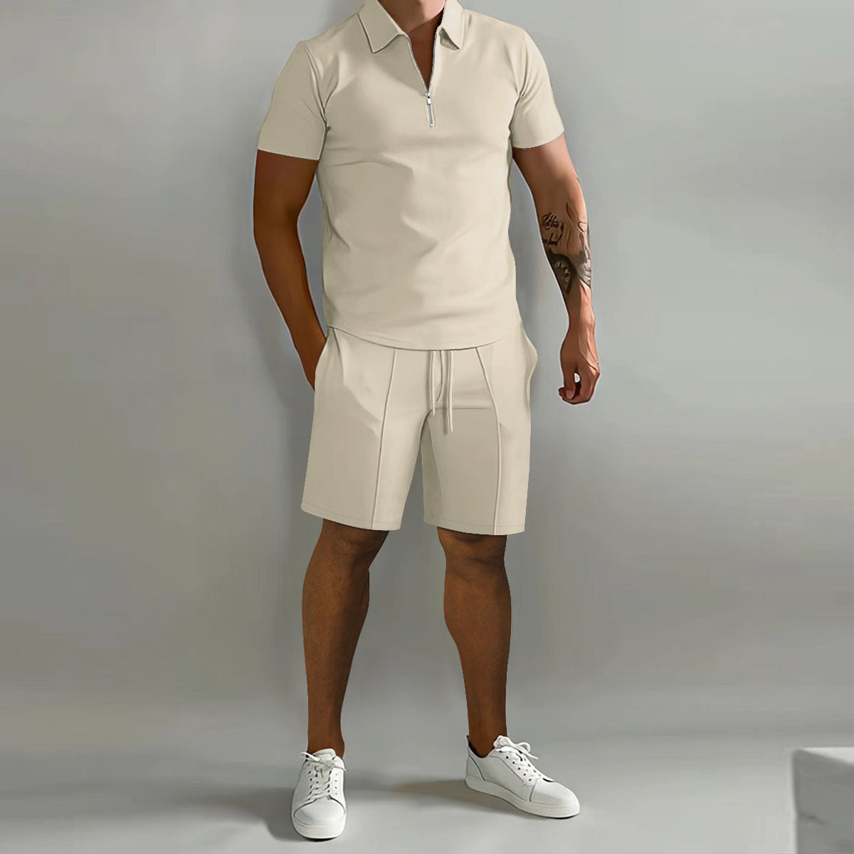 Men's Fashion Personality Shorts Sports Suit