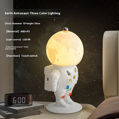 Creative Astronaut Moon Charging Astronaut Small Night Lamp