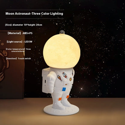 Creative Astronaut Moon Charging Astronaut Small Night Lamp