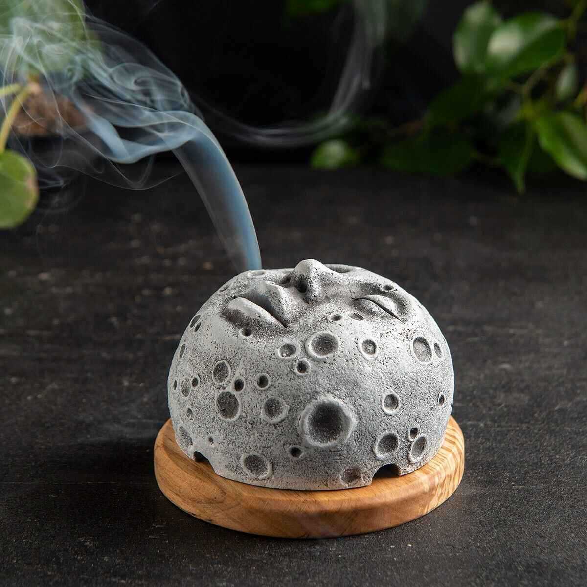 Small Commodity Backflow Incense Burner Wooden Base Spoof Gift Resin Crafts