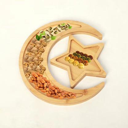 Wooden Tray Creative Xingyue Dried Fruit Snack Plate