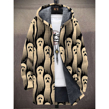 Fashion Digital Printing Fleece Padded Coat Jacket