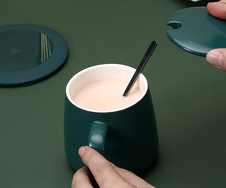 Wireless Charging Heating Cup Warm Hot Milk