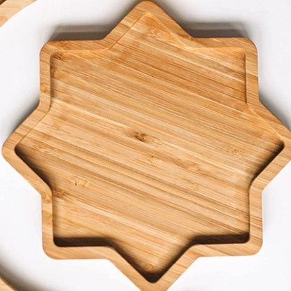 Wooden Tray Creative Xingyue Dried Fruit Snack Plate